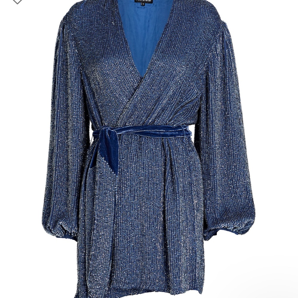 NWT Retrofete Gabrielle Sequin Mini Dress Size Medium